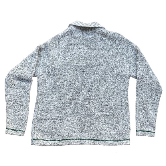 NFL Gameday Vintage 90s Knit Green Bay Packers Football Fandom Henley Sweater-M - Picture 6 of 11